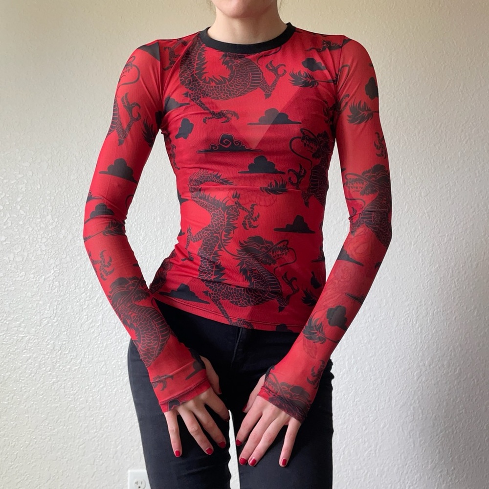 Current Mood mesh top🐉